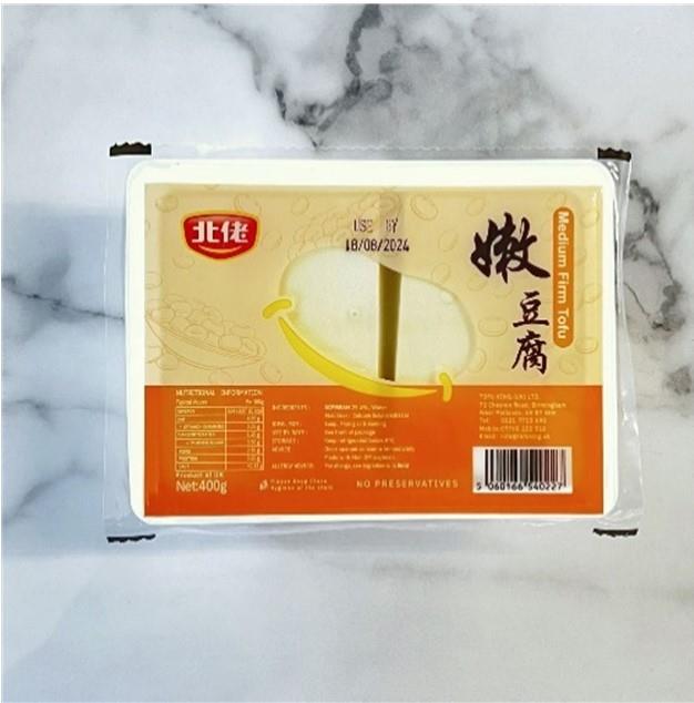 ❄️ Tofu King Fresh Beancurd (Medium Firm) 北佬 嫩豆腐 24 x 400g