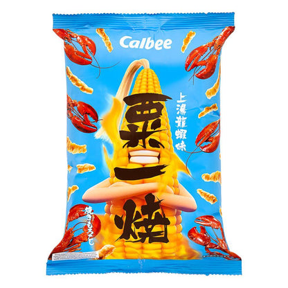(Case) Calbee Lobster in Supreme Soup Flavour Grill-A-Corn 卡樂B 上湯龍蝦味粟一燒 80g*20