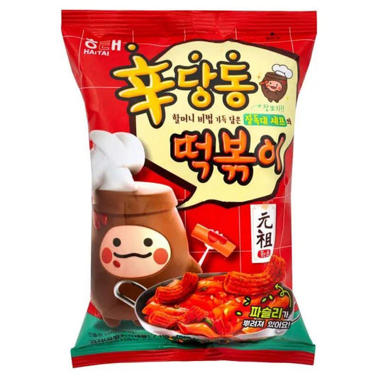 (Case) Haitai Spicy Sindangdong Tteokbokki Snack 辛당동 떡볶이 110g*16