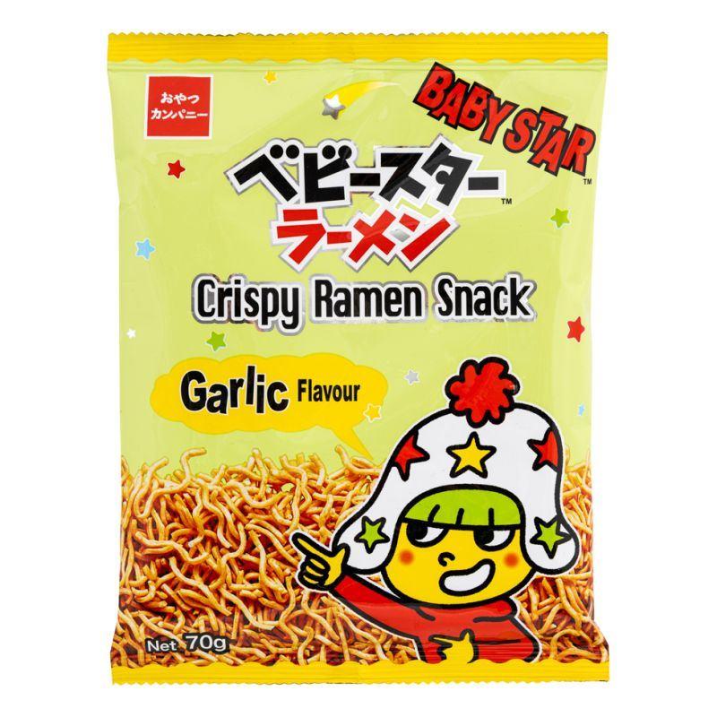 Baby Star Crispy Ramen Snack (Garlic Flavour) ベビースターラーメン 15 x 70g