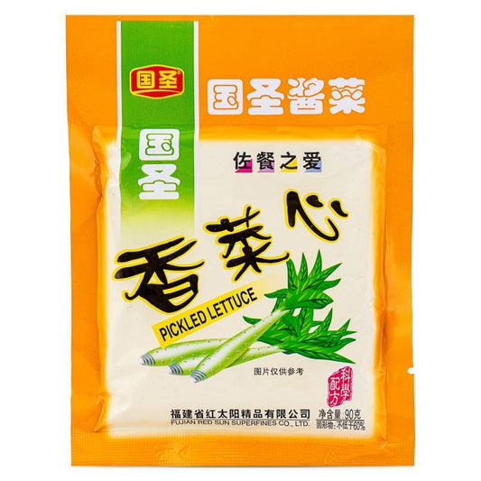 (Case) Guo Sheng Pickled Lettuce 國聖 香菜心 90g*30