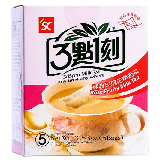 (Case) 3:15pm Rose Fruity Milk Tea 3點1刻 經典玫瑰花果奶茶 100g*24