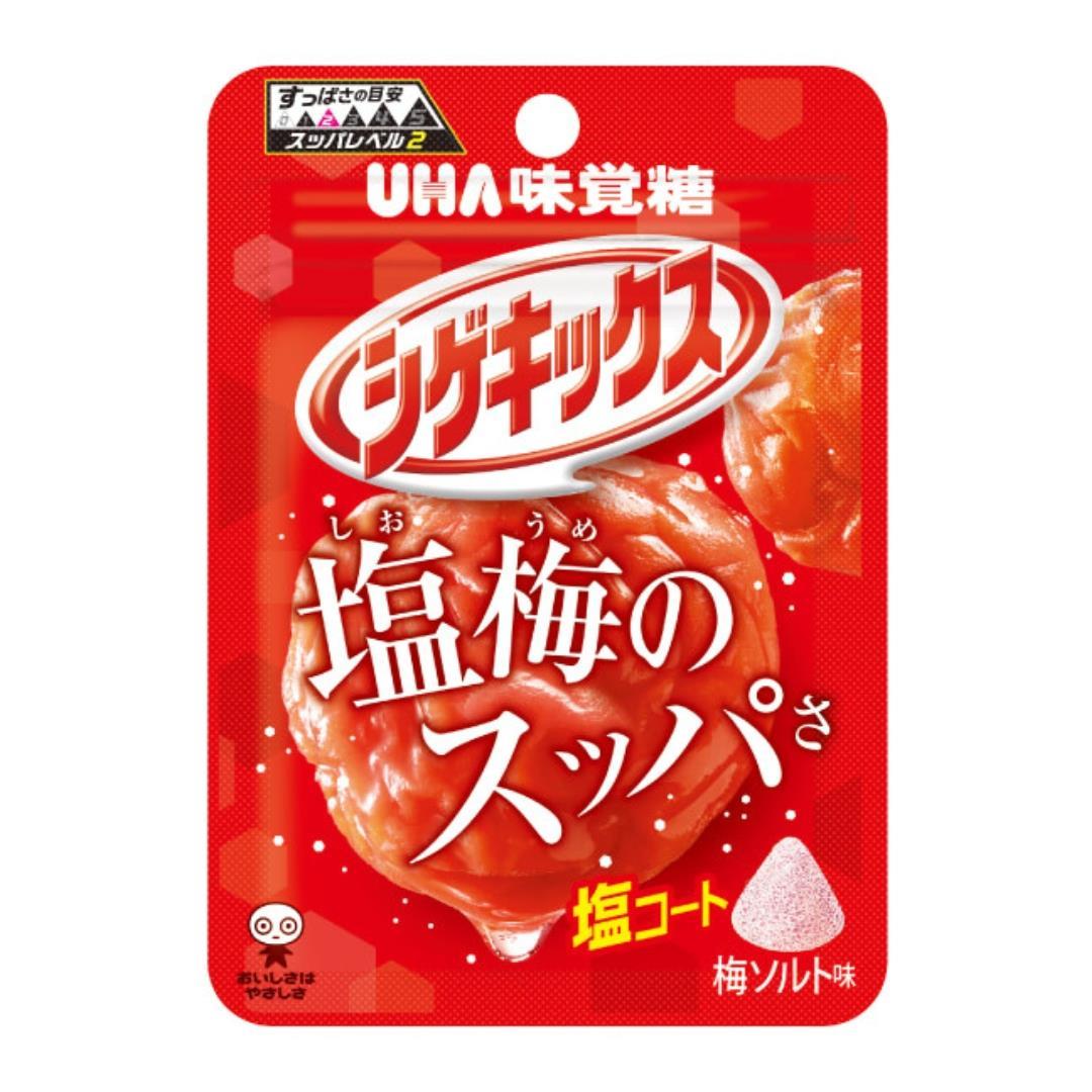 (Case) UHA Geki Shigekix Gummy (Salty Plum Flavour) シゲキックス 梅ソルト 20g*80
