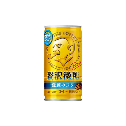 (Case) Suntory BOSS Less Sugar Rich Coffee (Can) ボス 贅沢微糖 185g*30