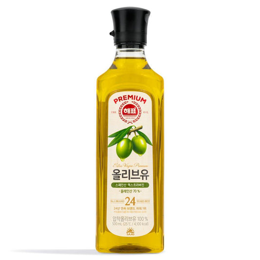 (Case) Sajo Haepyo Extra Virgin Premium Olive Oil 500ml*20