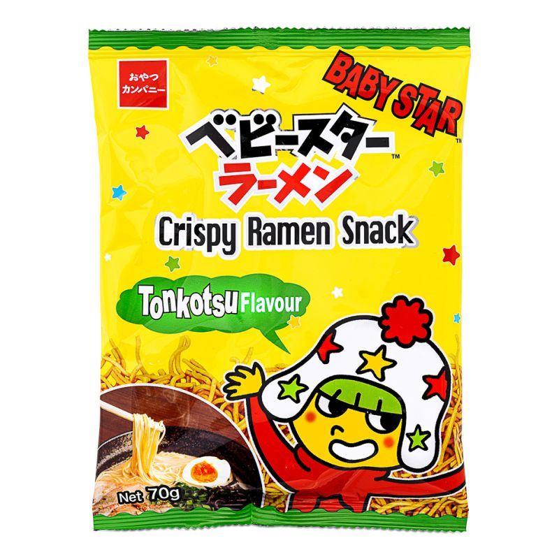 Baby Star Crispy Ramen Snack (Tonkotsu Flavour) ベビースターラーメン 15 x 70g