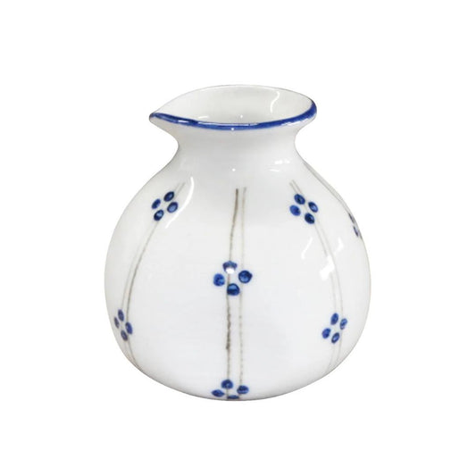 Rounded Sake Bottle with Tokusa Pattern 十草丸紋 そば徳利 x 5