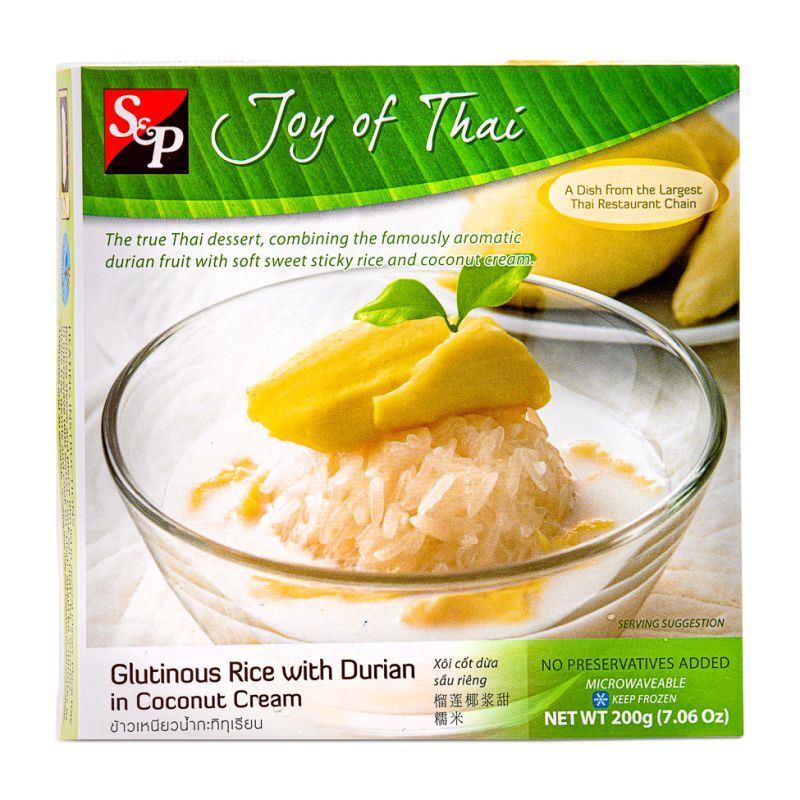 ❄️ S&P Glutinous Rice with Durian in Coconut Cream 榴蓮椰漿甜糯米 12 x 200g
