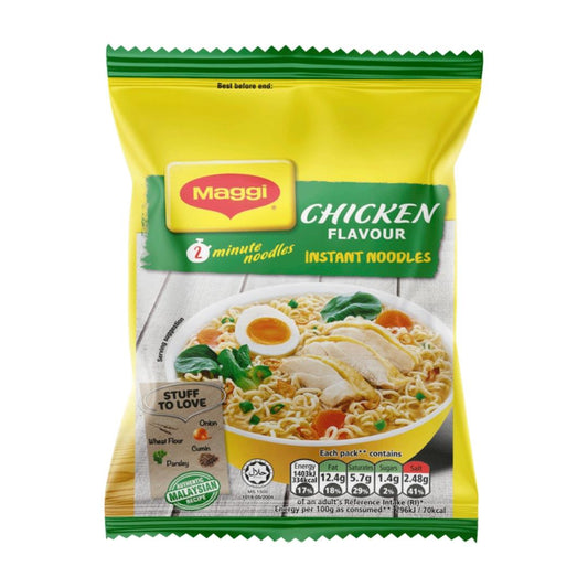 (Case) Maggi 2 Minutes Chicken Flavour Instant Noodles 美極 鷄汁麵 74g*30