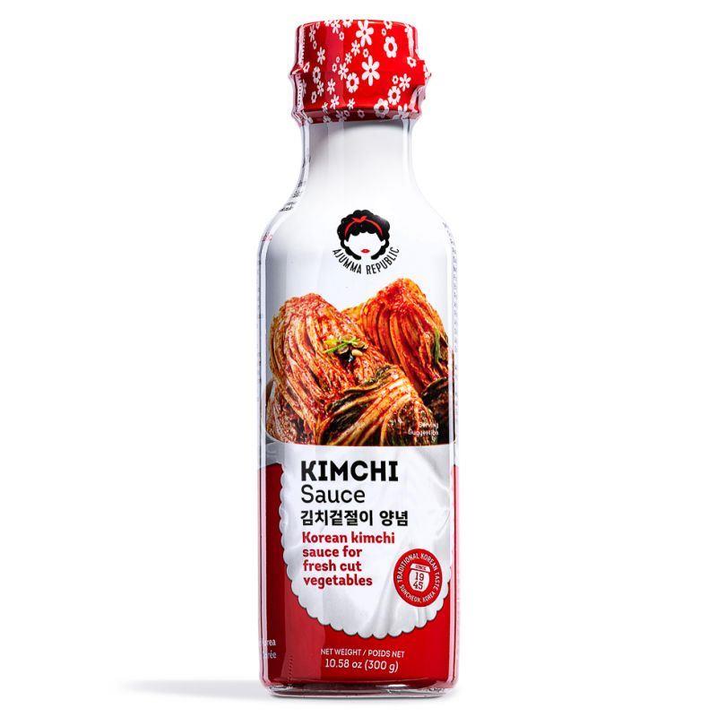 Ajumma Republic Kimchi Sauce (Korean Kimchi Sauce for Fresh Cut Vegetables) 김치겉절이 양념 6 x 300g