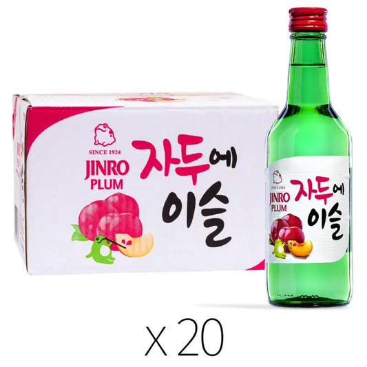 (Case) Jinro Plum Soju 자두에이슬 (ABV 13%) 360ml*20