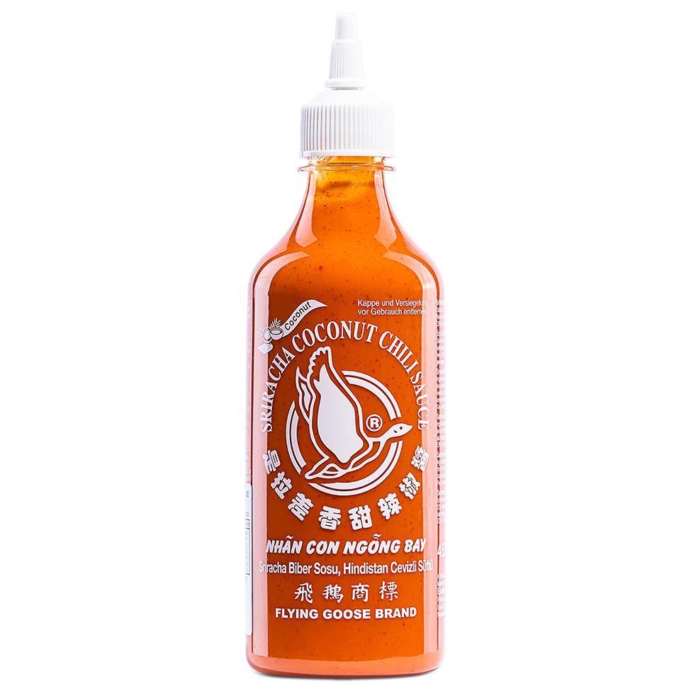 Flying Goose Sriracha Chilli Sauce (Coconut) 飛鵝商標 是拉差香甜辣椒醬 (椰香) 6 x 455ml