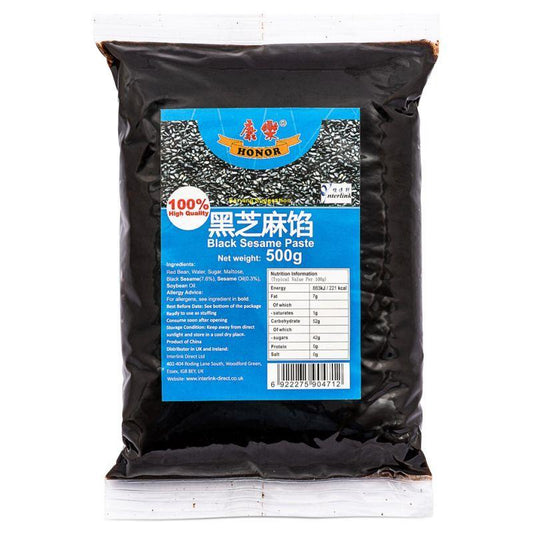 (Case) Honor Black Sesame Paste 康樂 黑芝麻餡 500g*24