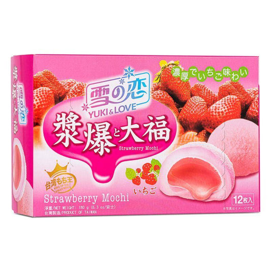 (Case) Yuki & Love Strawberry Mochi 雪の戀 草莓漿爆大福 180g*12