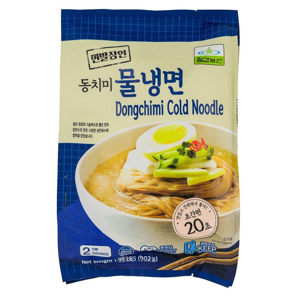 ❄️ Chilkab Korean Dongchimi Cold Noodle with Broth 면발장인 동치미 물냉면 10 x 902g