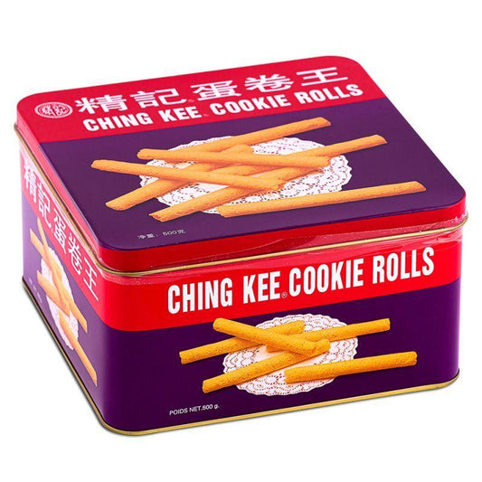 (Case) Ching Kee Cookie Rolls 精記 蛋卷王 500g*18