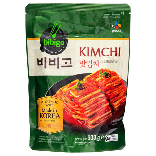 ❄️ CJ Bibigo Sliced Kimchi 맛김치 (L) 10 x 500g