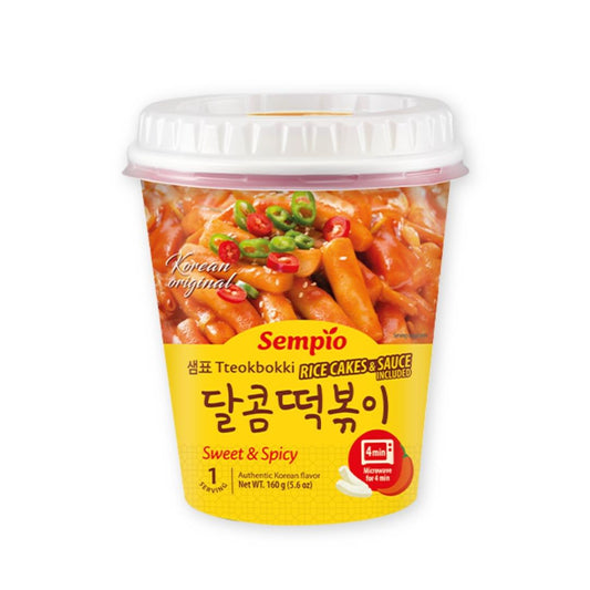 (Case) Sempio Instant Tteokbokki Cup (Sweet & Spicy) 160g*24