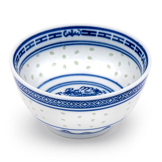 4.5" Blue Pattern Rice Bowl