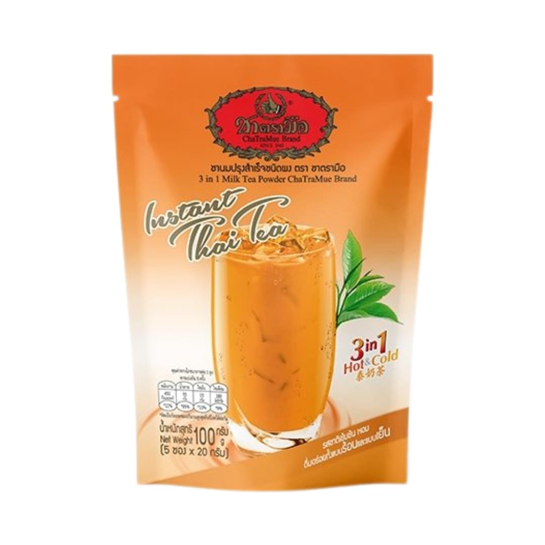 (Case) ChaTraMue Instant Thai Tea (3 in 1 Hot & Cold) 泰奶茶 (20g*5)*40