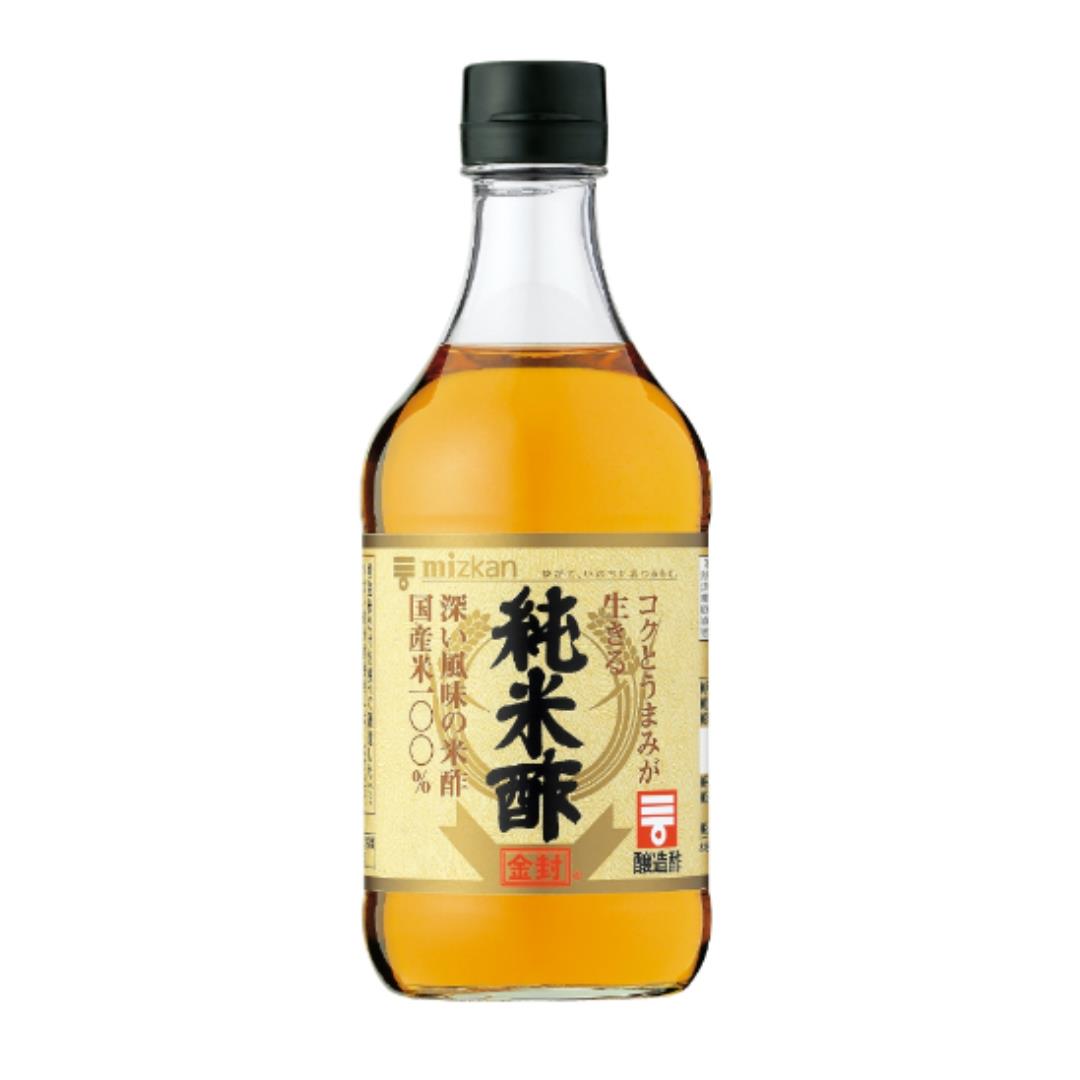 (Case) Mizkan Gold Label Pure Rice Vinegar 純米酢金封 500ml*12