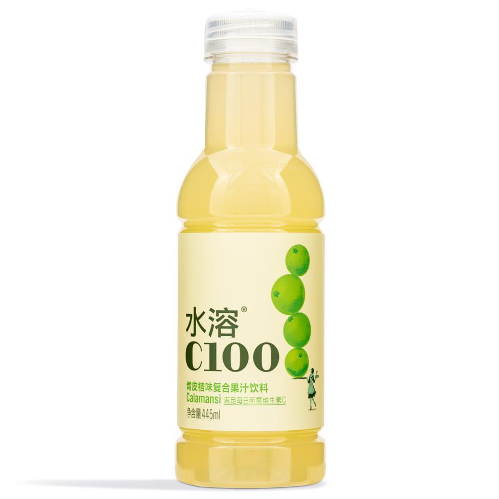(Case) Nongfu Spring Compound Juice Drink (Calamansi) 農夫山泉 水溶C100 (青皮桔味) 445ml*15