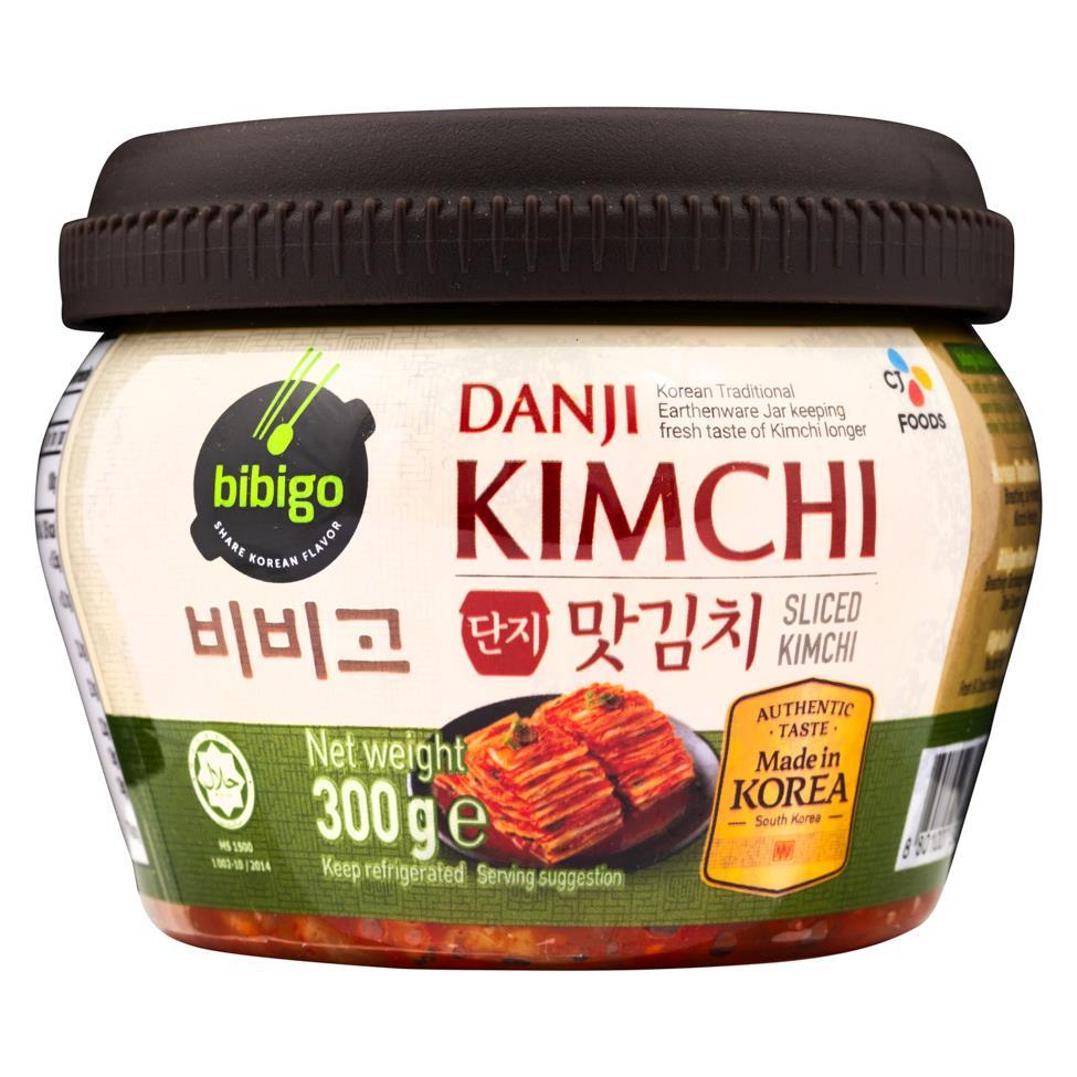❄️ CJ Bibigo Danji Sliced Kimchi 단지 맛김치 (Jar) 12 x 300g