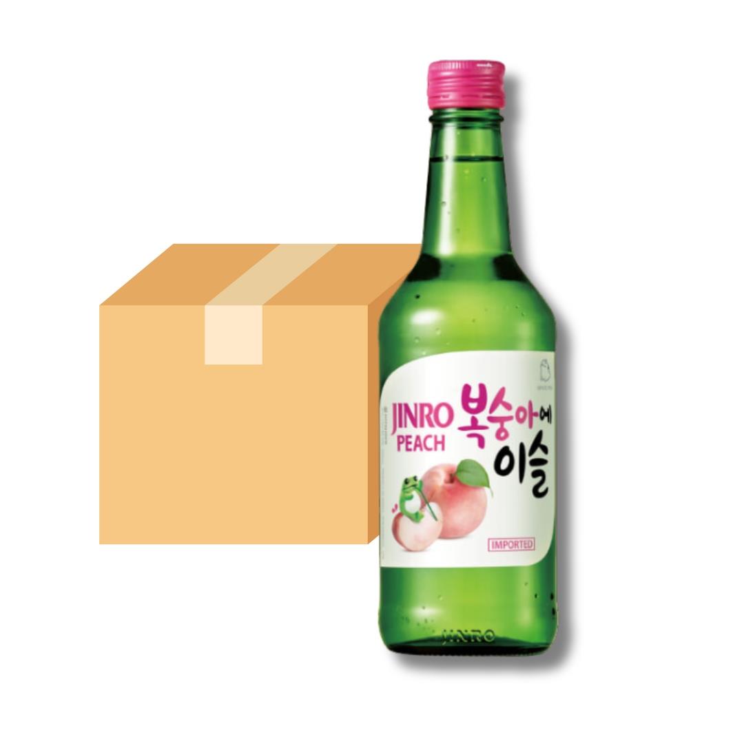 (Case) Jinro Peach Soju 복숭에이슬 (ABV 13%) 350ml*20