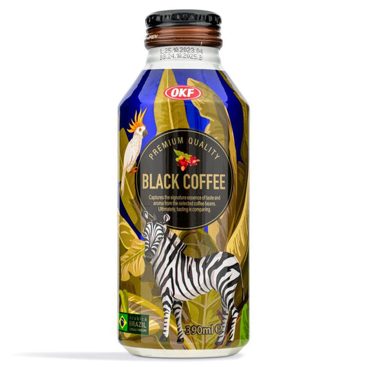OKF Premium Quality Coffee (Black Coffee) 20 x 390ml