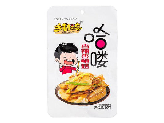 (Case) Country Love King Oyster Mushroom Snack (Spicy) 鄉村之戀 香辣杏鮑菇 30g*12*20