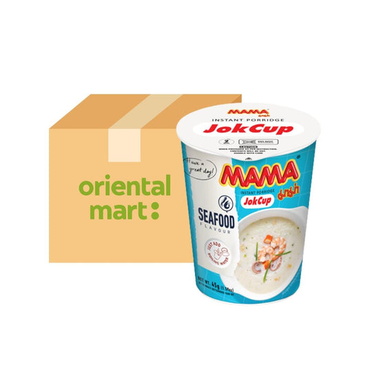 Mama Jok Cup Rice Porridge (Seafood Flavour) 12 x 45g