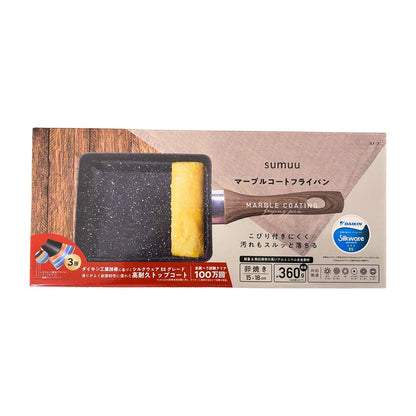 Sumuu Tamagoyaki Pan with Silicon Spatula マーブルコートフライパン 卵焼き x 10