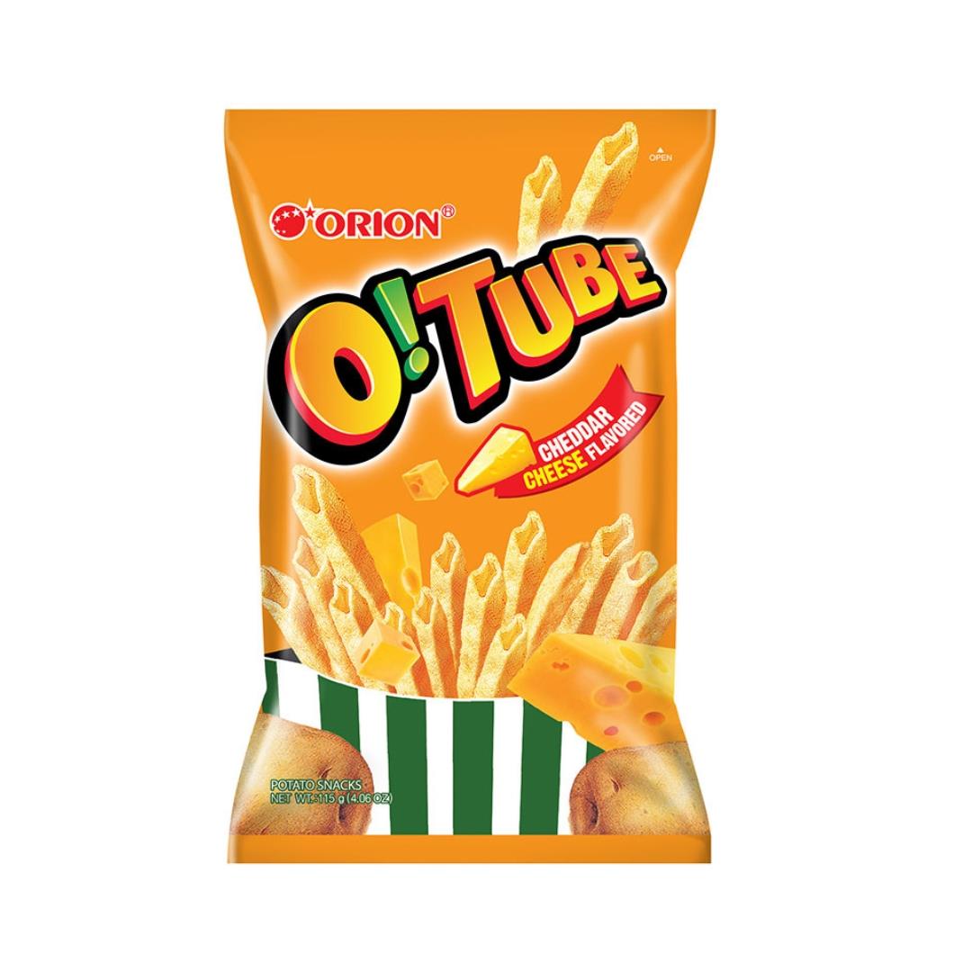 (Case) Orion O!Tube Potato Snacks (Cheddar Cheese Flavour) 115g*12