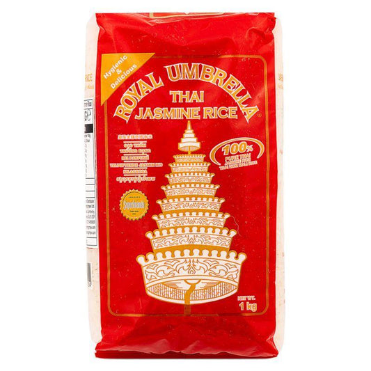 (Case) Royal Umbrella Thai Jasmine Rice 皇族金輝 泰國香米 1kg*24
