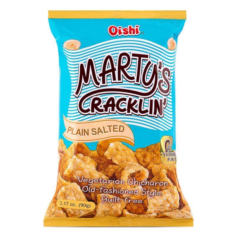 (Case) Oishi Marty's Cracklin' (Plain Salted) 90g*30