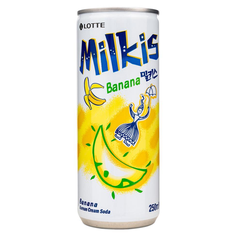(Case) Lotte Milkis Cream Soda (Banana) 250ml*30