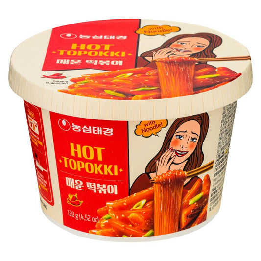 (Case) Nongshim Taekyung O'taste Hot Topokki with Noodle  매운 떡볶이 (누들) 128g*16