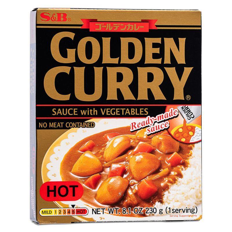 (Case) S&B Golden Curry Sauce with Vegetables (Hot) 230g*30