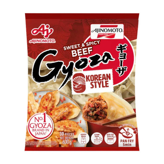 ❄️ Ajinomoto Korean Style Sweet & Spicy Beef Gyoza 10 x 600g