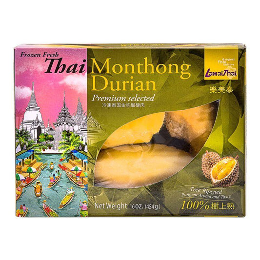 ❄️ Lamai Thai Frozen Fresh Thai Monthong Durian 樂美泰 冷凍泰國金枕榴蓮肉 12 x 454g
