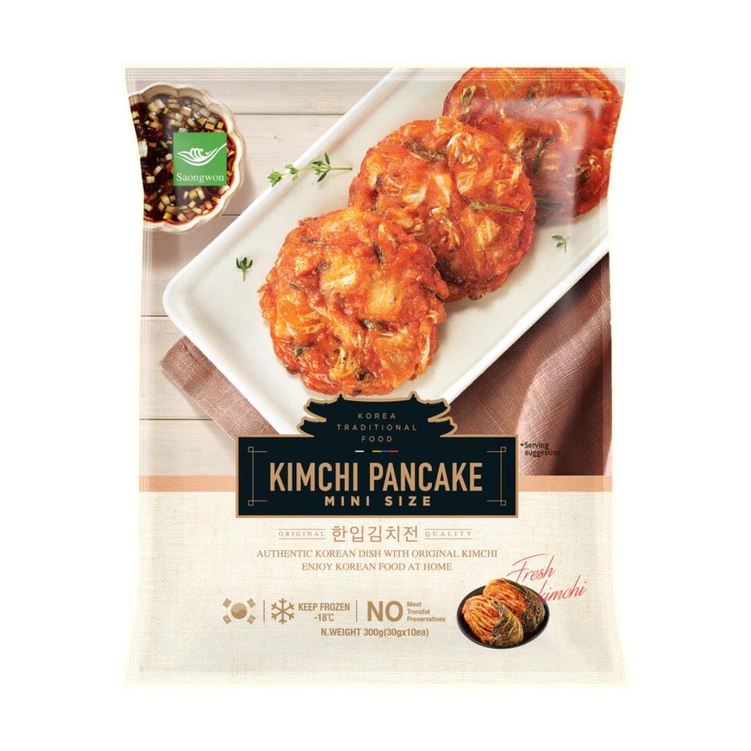 ❄️ Saongwon Mini Size Kimchi Pancake 20 x (10 x 30g)