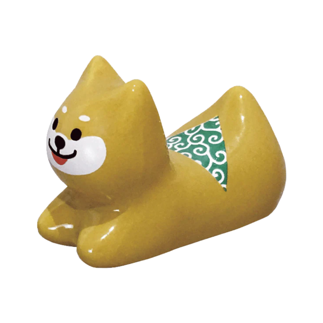 (Case) Dog-Shaped Chopstick Rest (Brown) *12