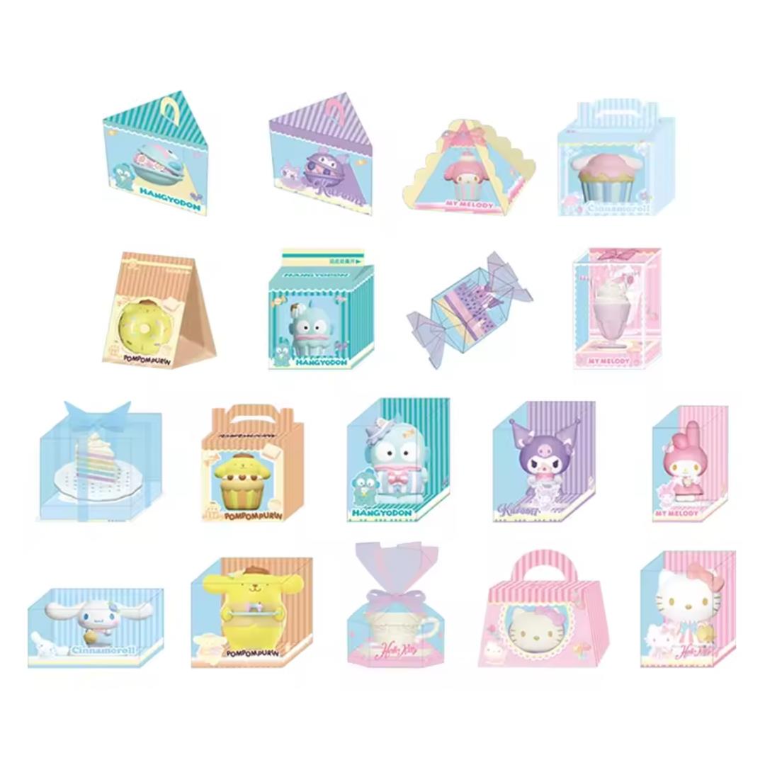 Jandoon Sanrio Dessert Series Mini Figures (Blind Box) 三麗鷗 甜品系列萌粒盲盒 x 6 x 18