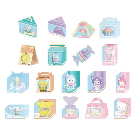 Jandoon Sanrio Dessert Series Mini Figures (Blind Box) 三麗鷗 甜品系列萌粒盲盒 x 6 x 18