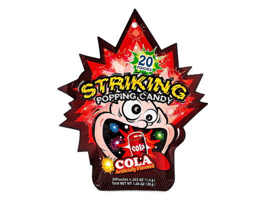 (Case) Striking Popping Candy (Cola) 索勁 可樂味爆炸糖 30g*48