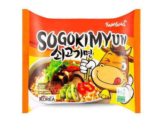 Samyang Sogokimyun Noodles Soup 쇠고기면 120g*20