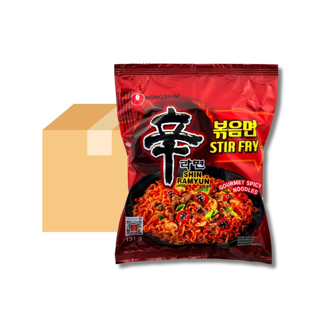 (Case) Nongshim Shin Ramyun Stir Fry 農心 辛辣麵拌麵 (131g*5)*8