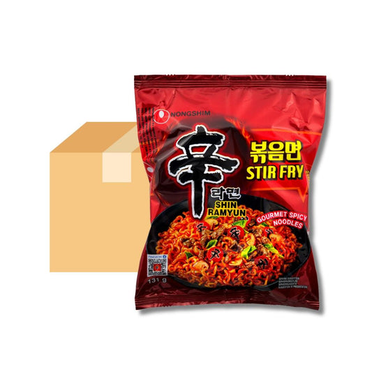 (Case) Nongshim Shin Ramyun Stir Fry 農心 辛辣麵拌麵 (131g*5)*8