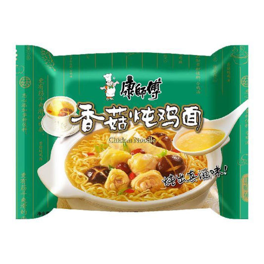 (Case) Master Kong Mushroom and Stewed Chicken Noodle 康師傅 香菇燉雞味麵 100g*30