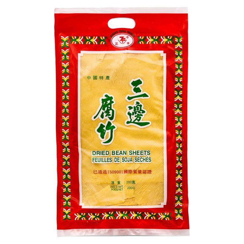 (Case) Zheng Feng Dried Bean Sheet 正豐 三邊腐竹 200g*50